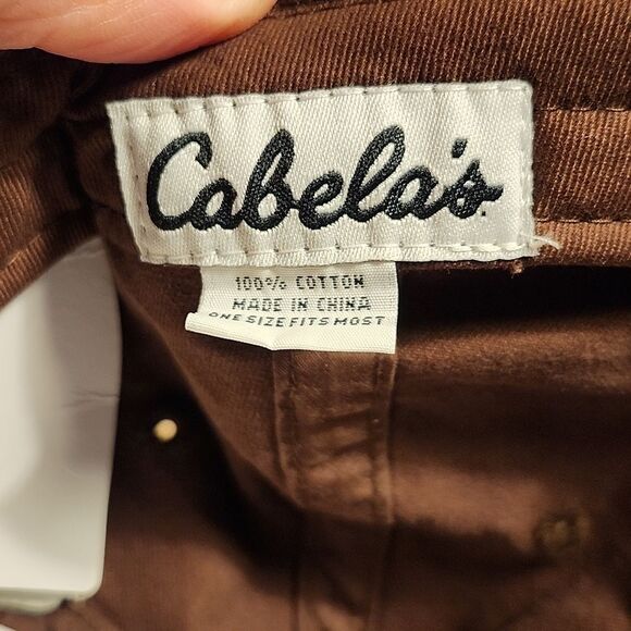 Cabela's Dark Brown Sliderback Hat - New - Picture 8 of 8
